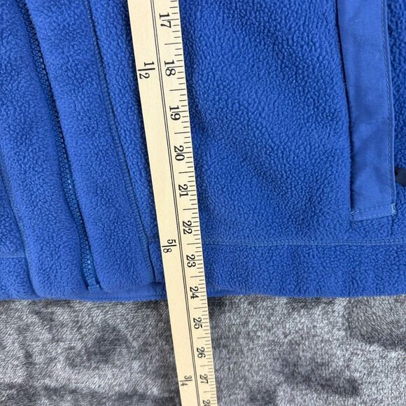Vtg 90's Patagonia Synchilla Periwinkle Full Zip Jacket Fleece Pockets M *Read - Picture 9 of 15